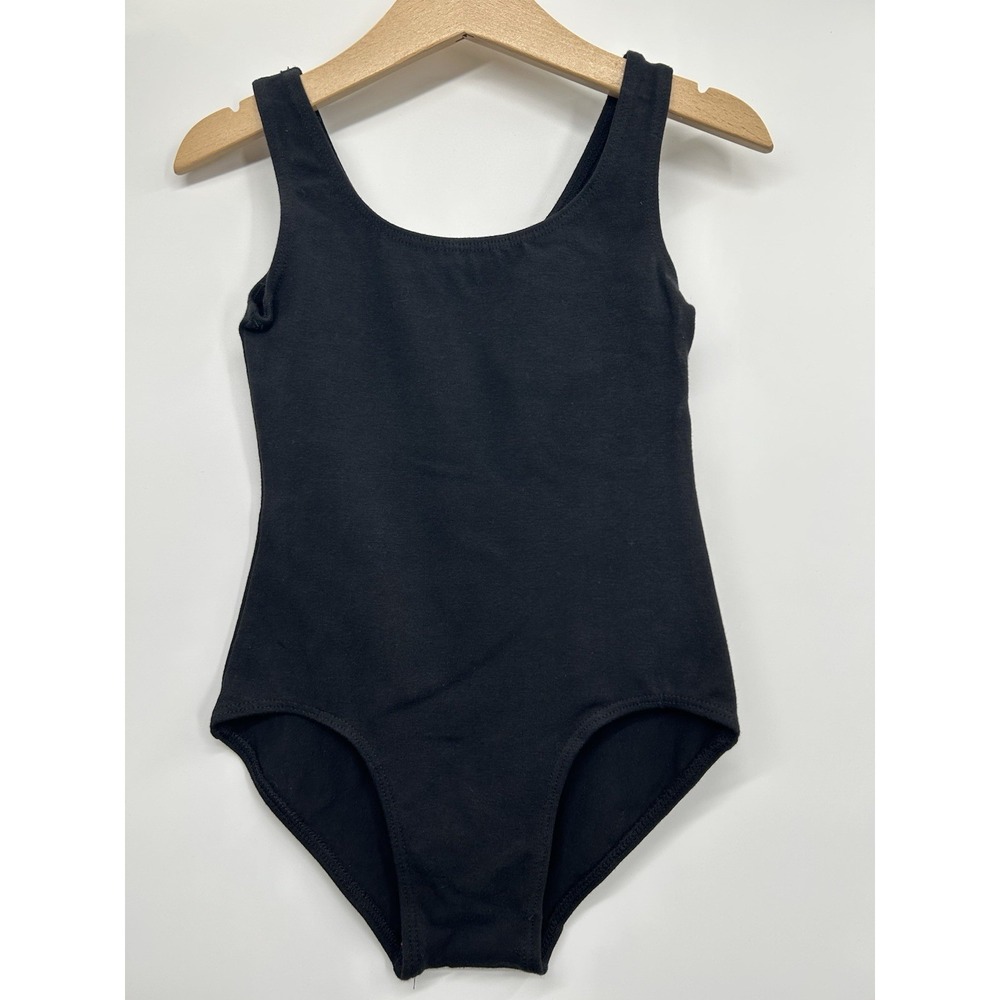 Bloch Dance Leotard For Girls Size 4-6 Black